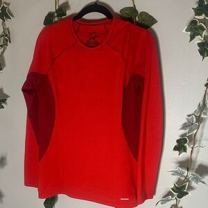 Patagonia Red Long Sleeve Tee